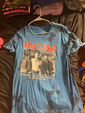 Blue Boyz n the Hood Graphic Tee - Womens